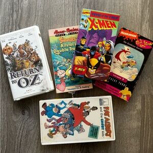 Set of 90’s VHS tapes